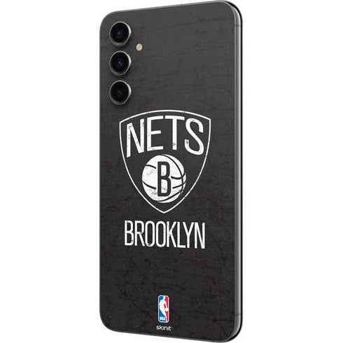 NBA Brooklyn Nets Distressed Galaxy A14 5G Skin